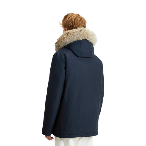 Parka Uomo Artic Anorak, con pelliccia rimovibile sul cappuccio e spallacci interni